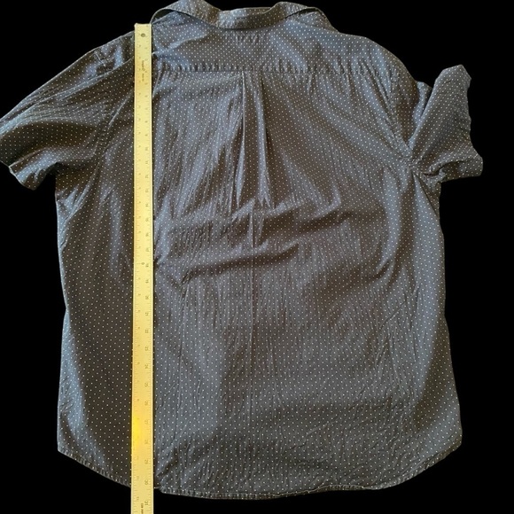 Men’s Old Navy Cotton Short-sleeve Button-down Shirt Navy Blue Size XXL - Picture 7 of 11